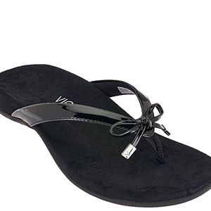 Rest Bella II Toepost Sandal Black Arch Support